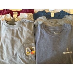 Mens‎ Graphic T Shirt Bundle, Sonoma Vintage Custom Motorcycle + Browning XL